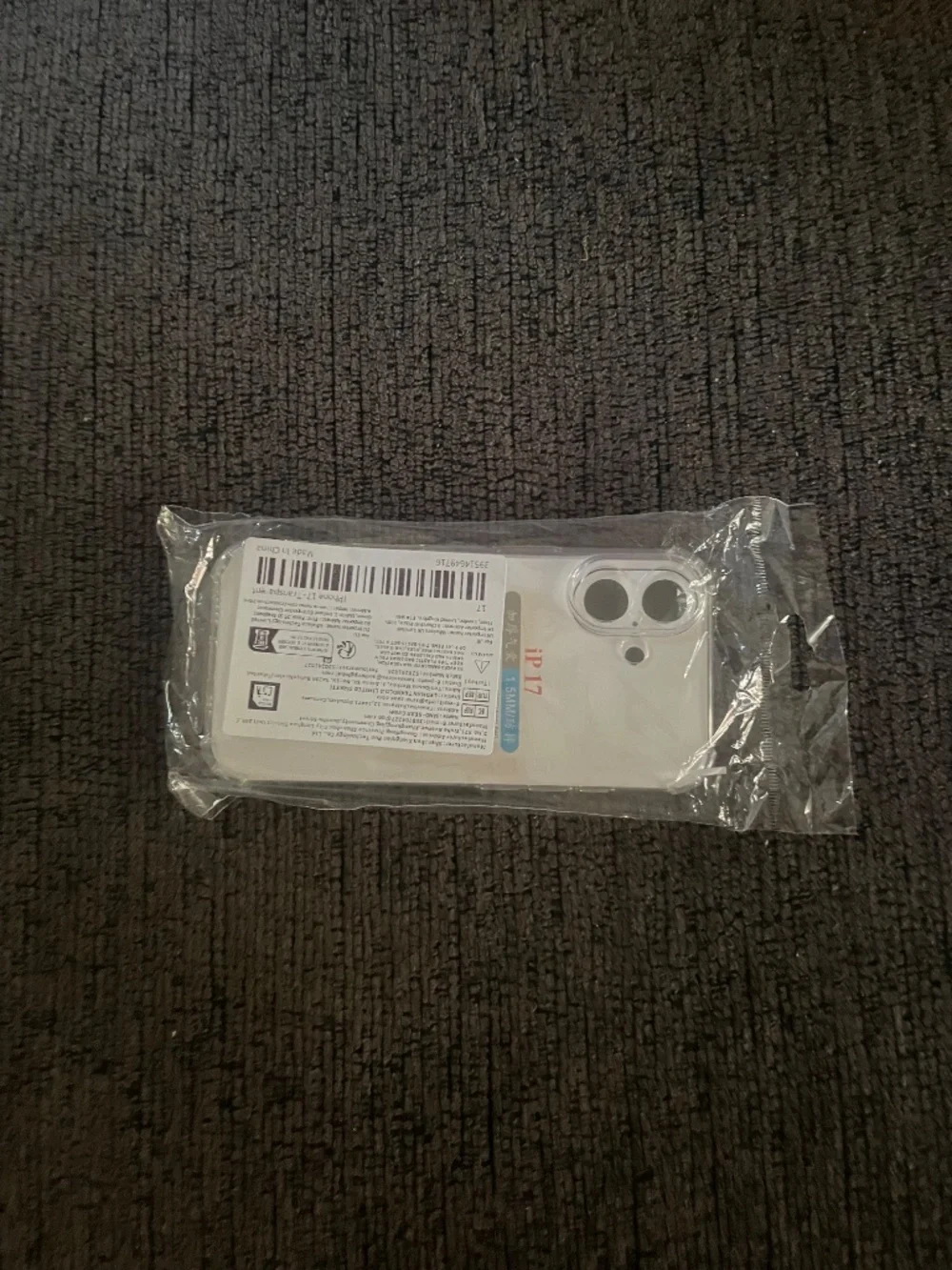iPhone 17 Clear Case - New Sealed Transparent Protective Cover